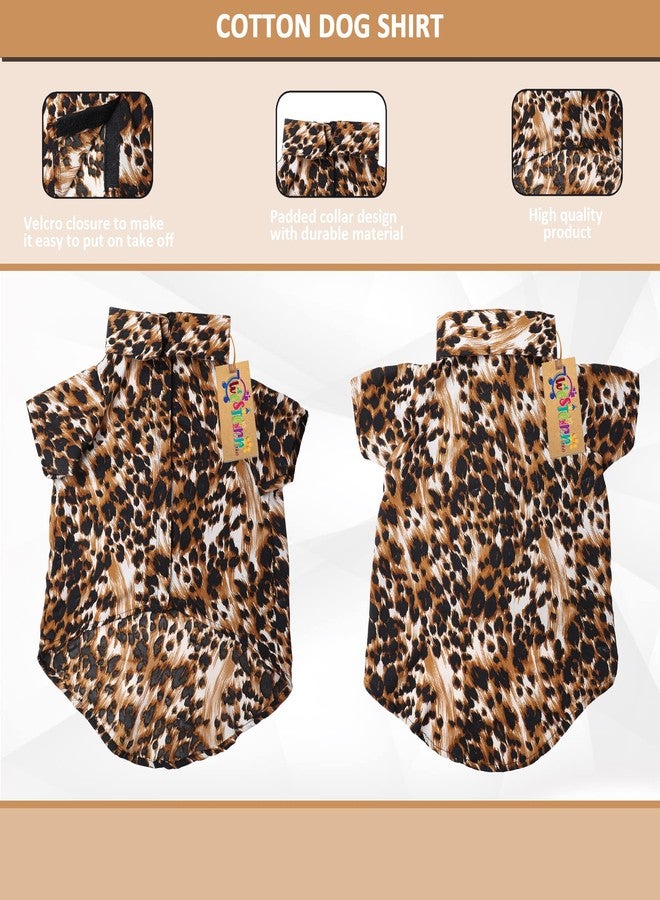 Western Era Super Soft Trendy Printed Shirt, Ultra Comfort Dog Apparel, Cotton Printed Breathable Basic Vest Dog Shirt, Lightweight Thin Shirt for Your Furies (XXXLarge - 30 inch) (Leopard Print) - Image 4